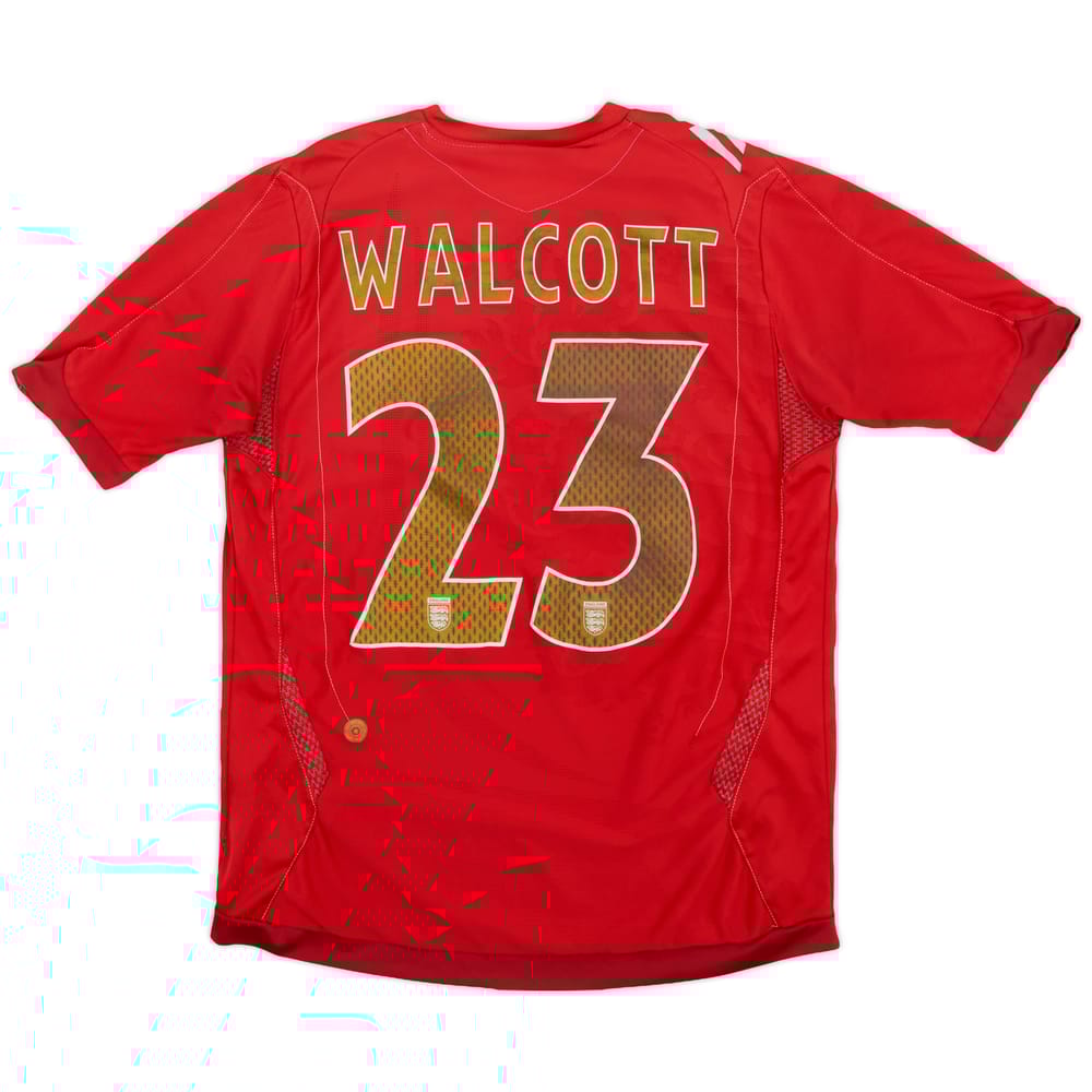 2006-08 England Away Shirt Walcott #23 - 5/10 - (S)
