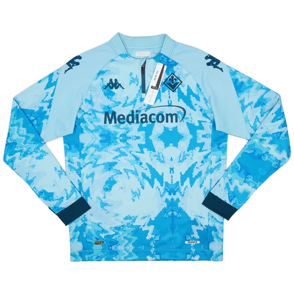 2023-24 Fiorentina Kappa 1/4 Zip Pre-Match Top