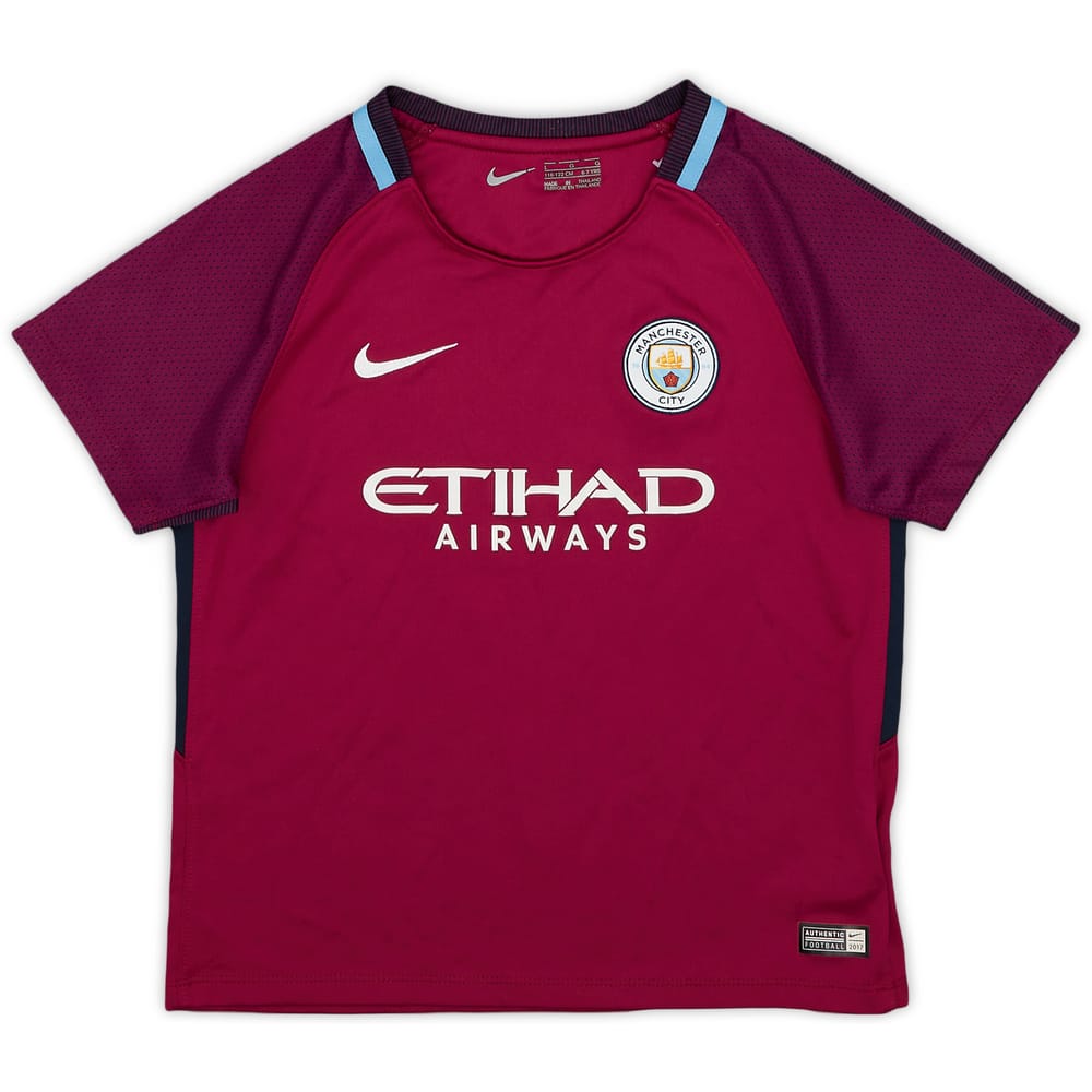2017-18 Manchester City Away Shirt - 8/10 - (6-7 Years)