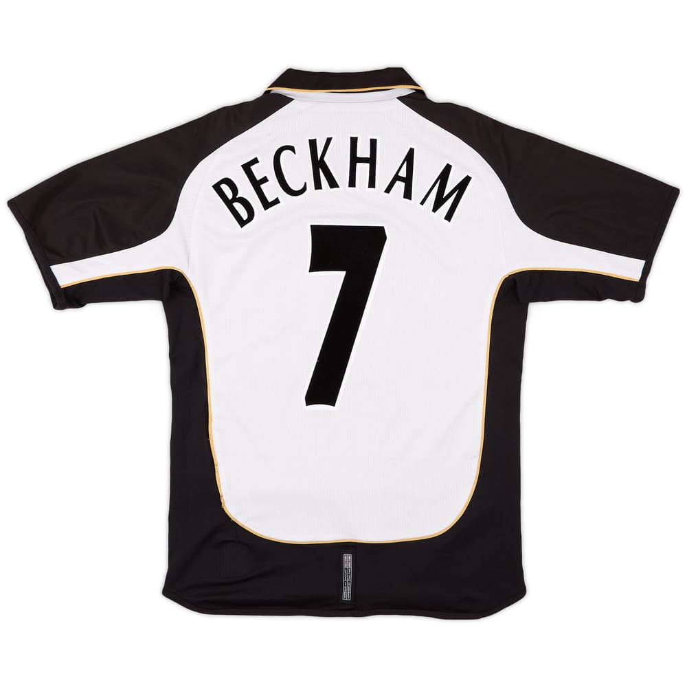 2001-02 Manchester United Centenary Away/Third Shirt Beckham #7 - 8/10 - (S)