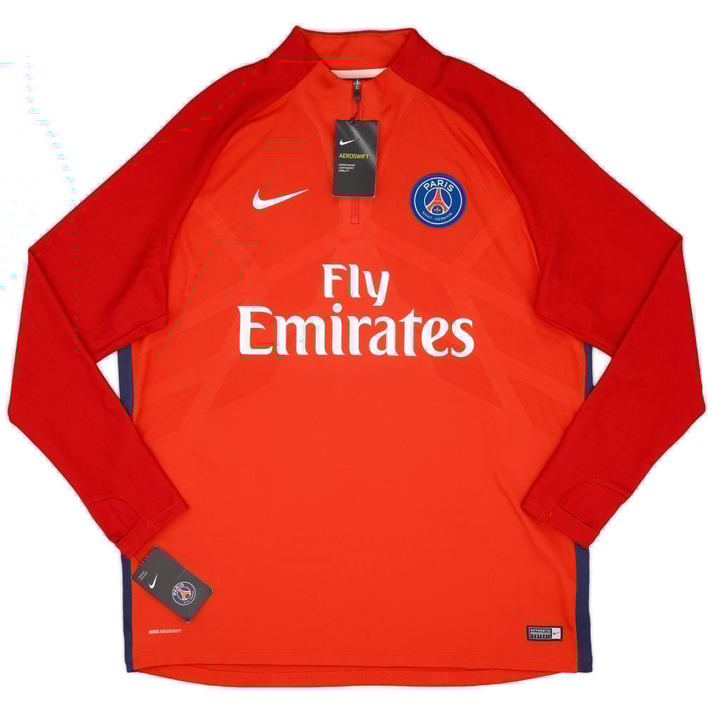 2017-18 Paris Saint-Germain Nike Player Issue Aeroswift 1/4 Zip Drill Top (XXL)