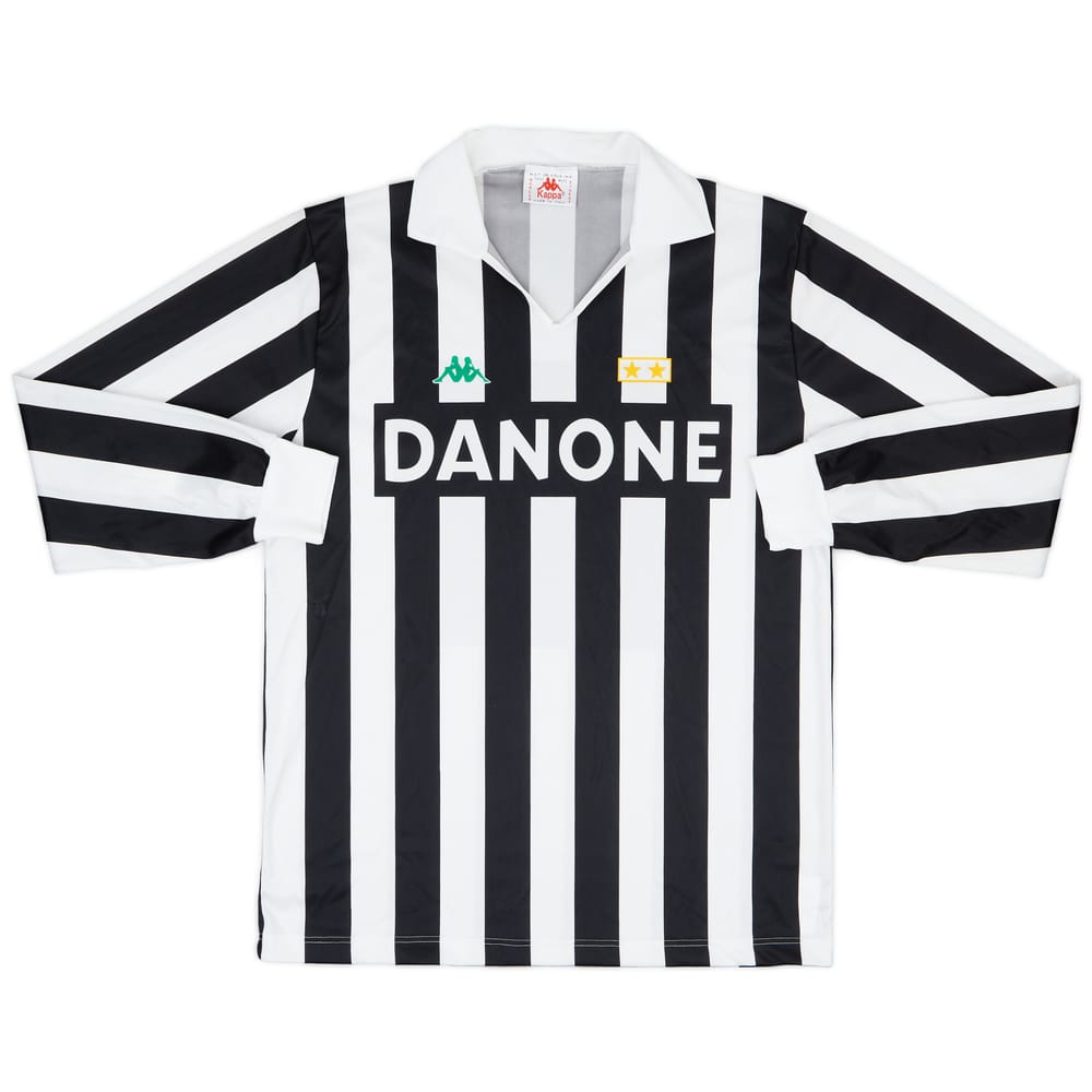 1992-94 Juventus Home L/S Shirt - 7/10 - (XL)