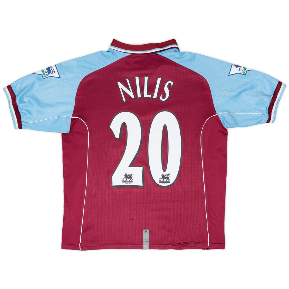 2000-01 Aston Villa Home Shirt Nilis #20 - 6/10 - (M)