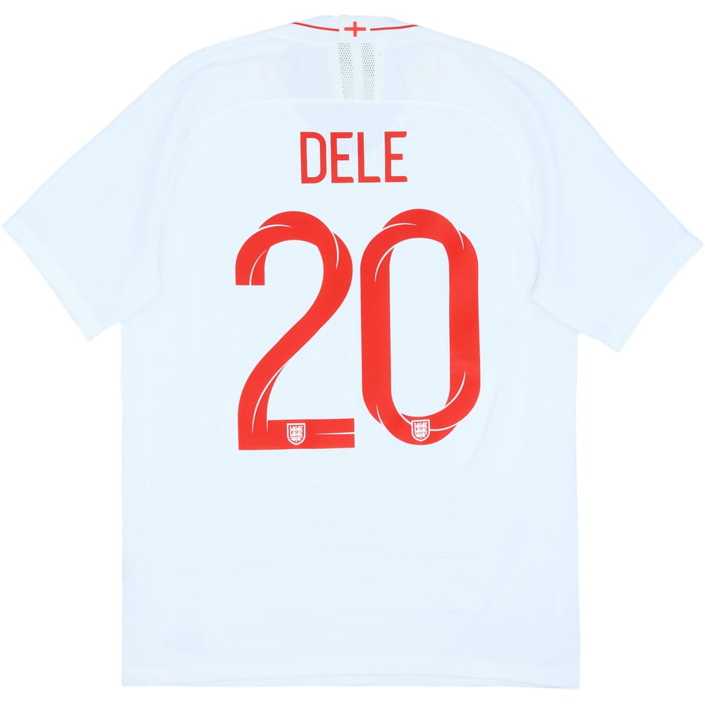 2018-19 England Authentic Home Shirt Dele #20 - 7/10 - (M)