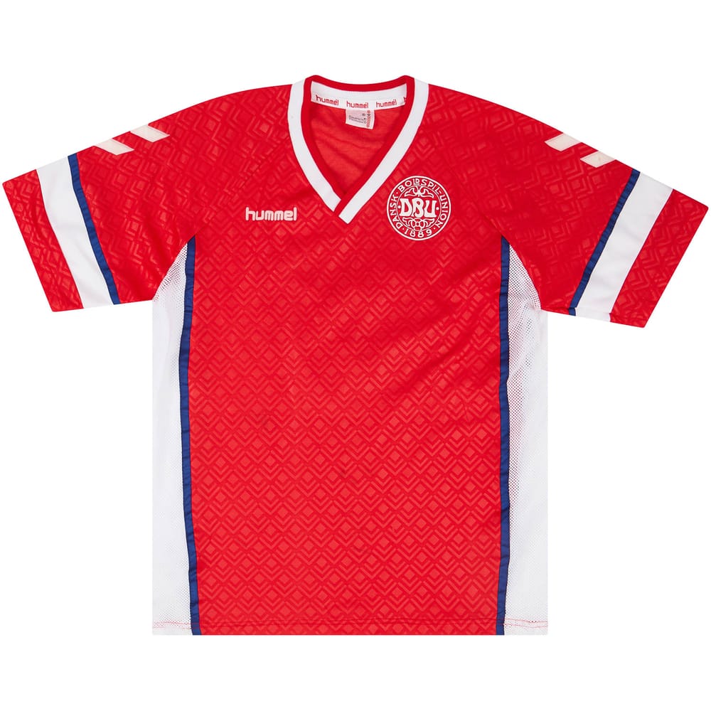 1990-92 Denmark Match Issue Home Shirt #2 (Sivebæk)