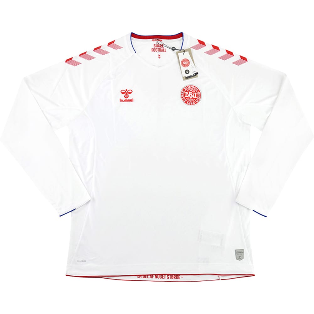 2018-19 Denmark Away L/S Shirt - NEW