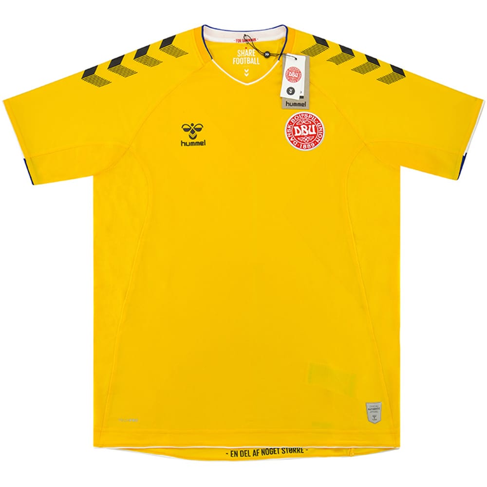 2018-19 Denmark Player Issue GK Home S/S Shirt - NEW