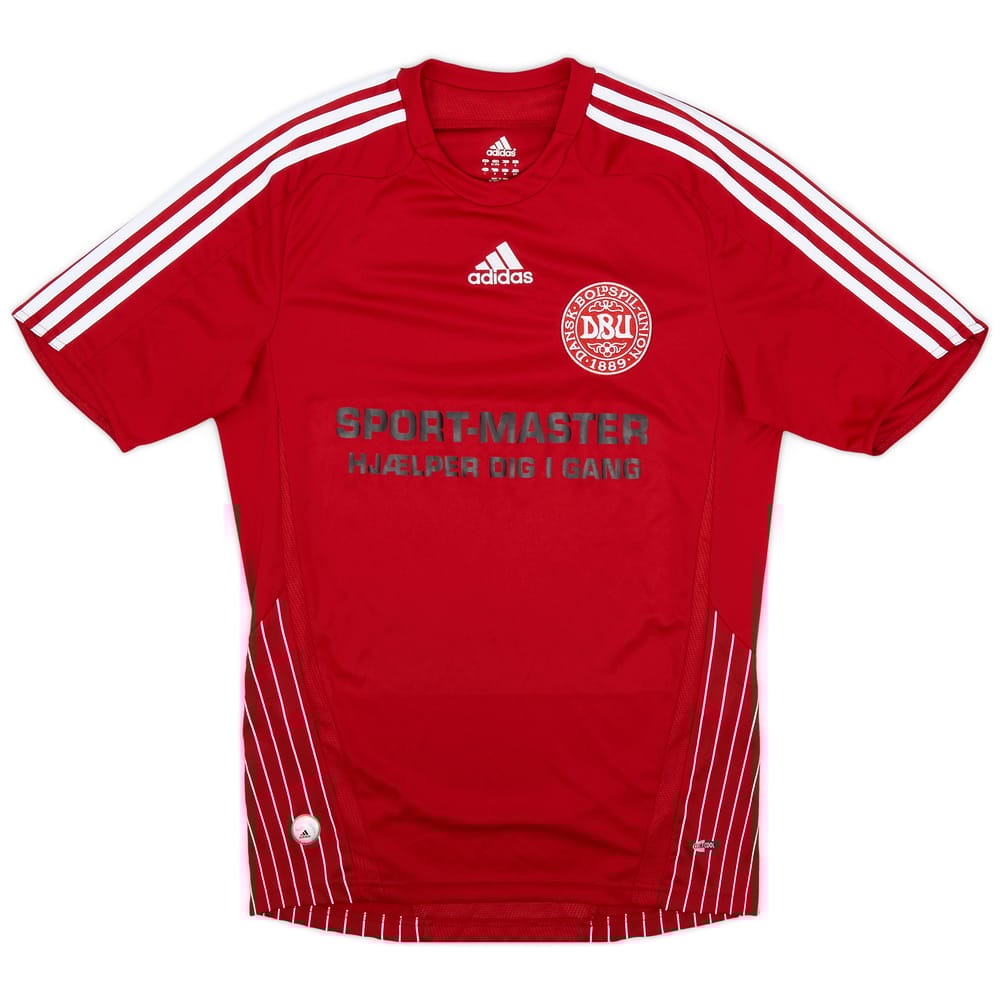 2007-08 Denmark adidas Training Shirt - 8/10 - (S)