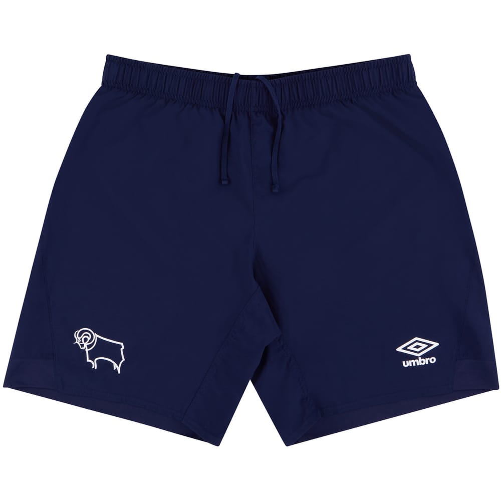 2020-21 Derby County Umbro Woven Training Shorts *As New*