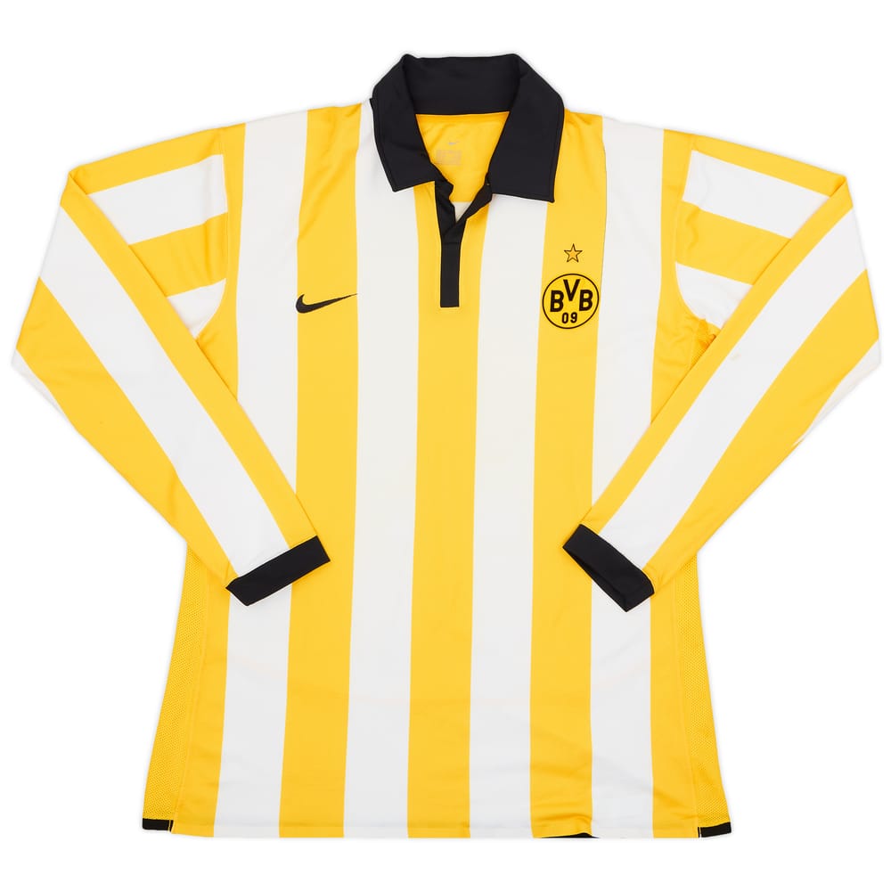 2006-07 Borussia Dortmund Home L/S Shirt - 8/10 - (XL)