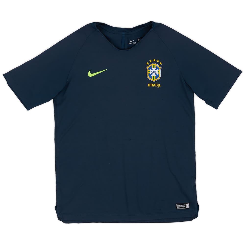 2018-19 Brazil Nike Training Shirt - 7/10 - (XL.Boys)