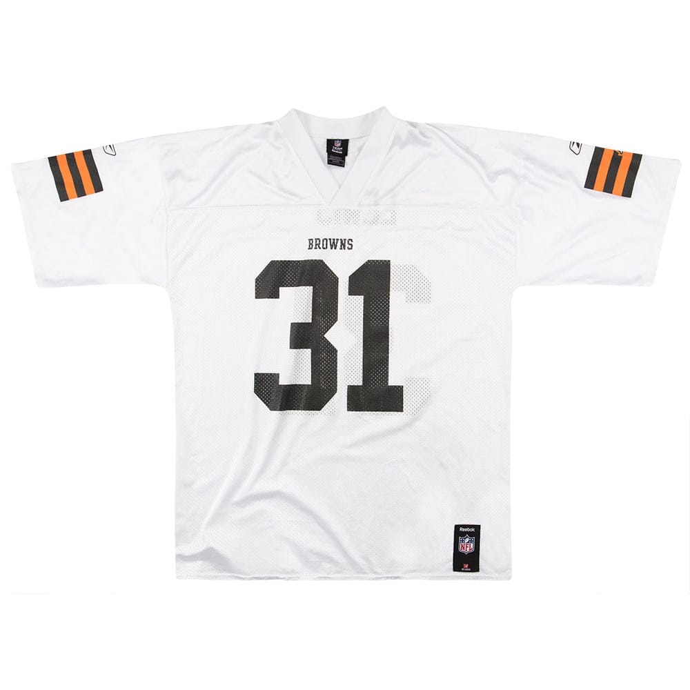 2008-09 Cleveland Browns Lewis #31 Reebok Replica Jersey (Away) XL