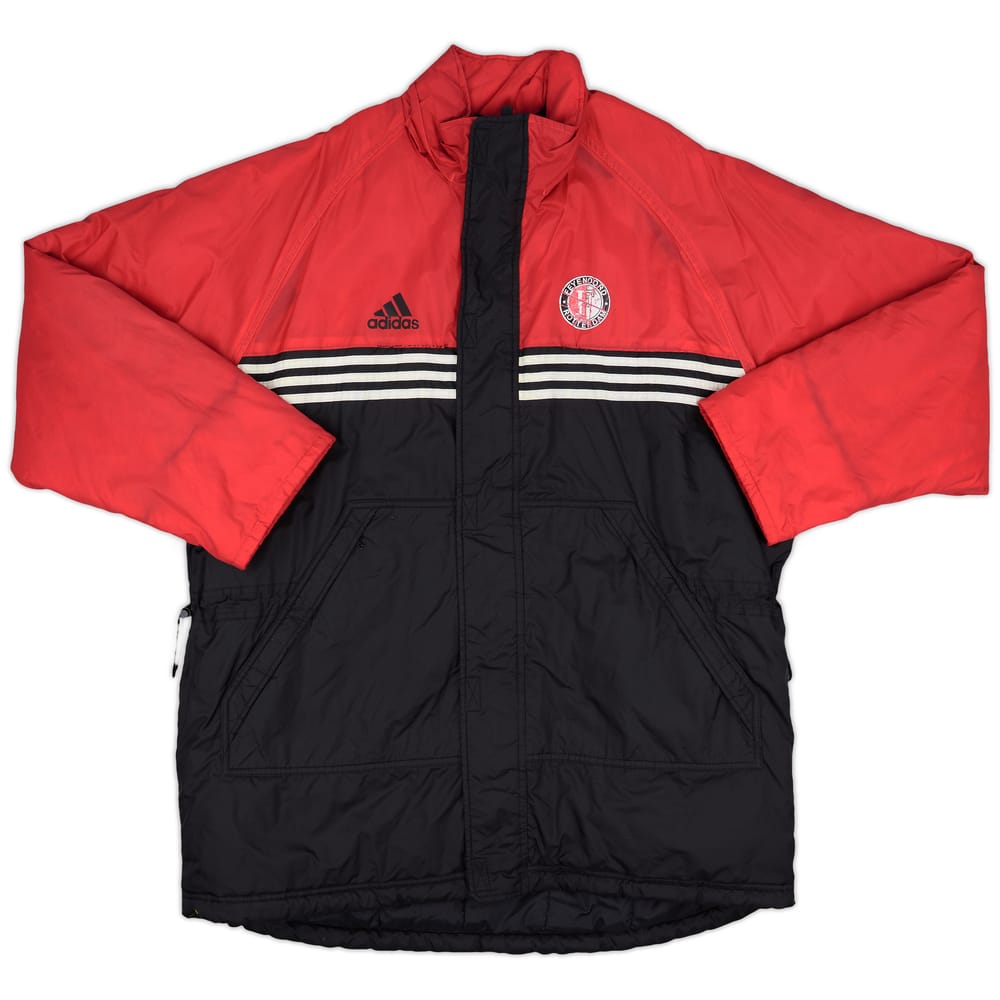 1998-99 Feyenoord adidas Padded Bench Coat - 5/10 - (XXL)