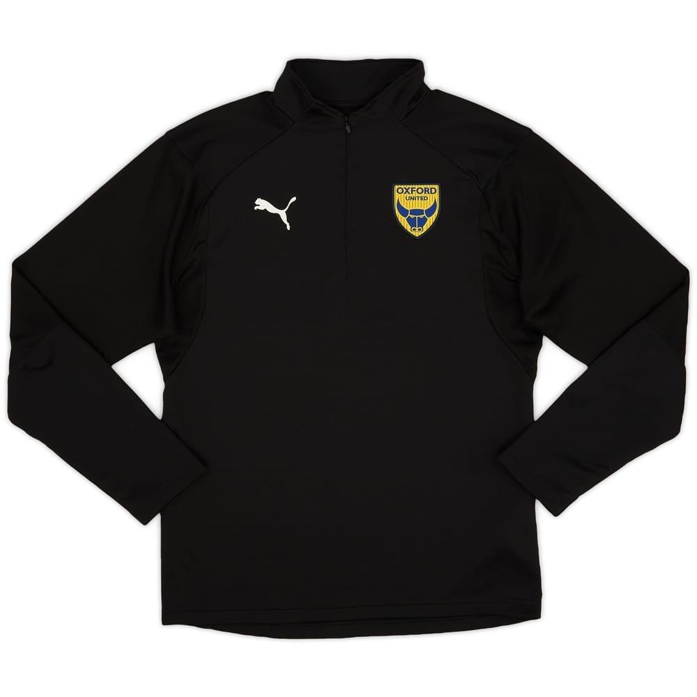 2018-19 Oxford United 1/4 Zip Training Drill Top - 8/10 - (M)