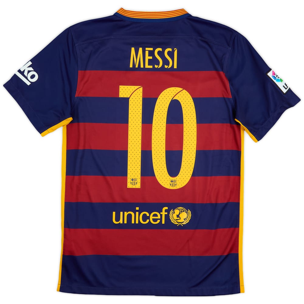 2015-16 Barcelona Home Shirt Messi #10 - 6/10 - (S)
