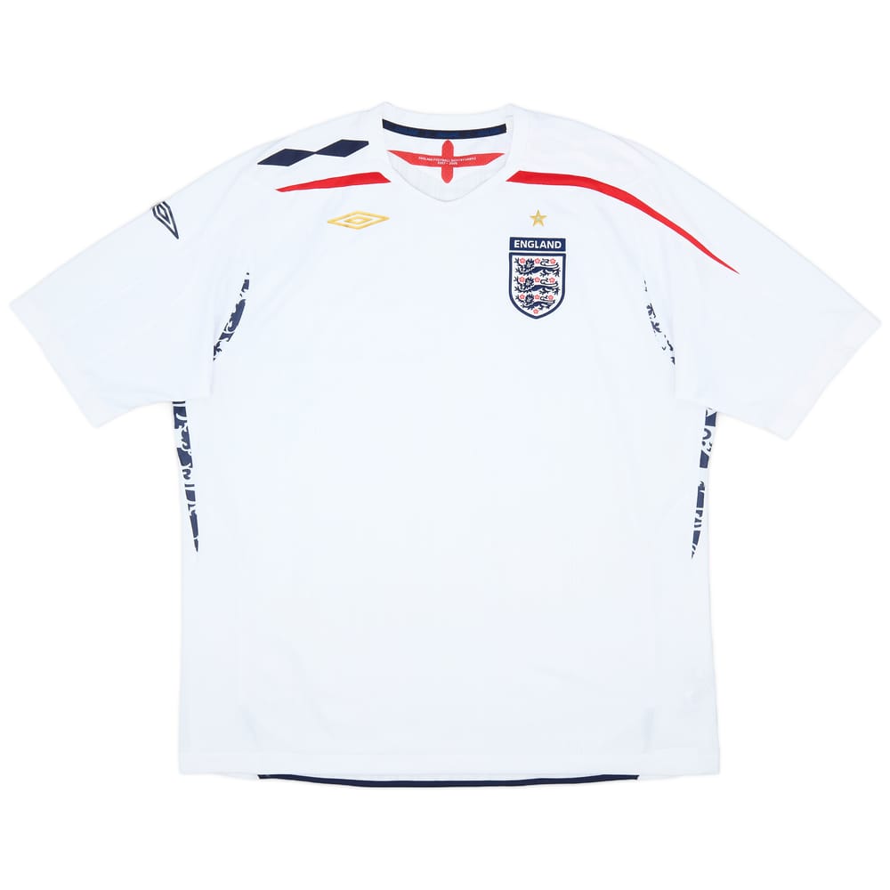 2007-09 England Home Shirt - 10/10 - (3XL)