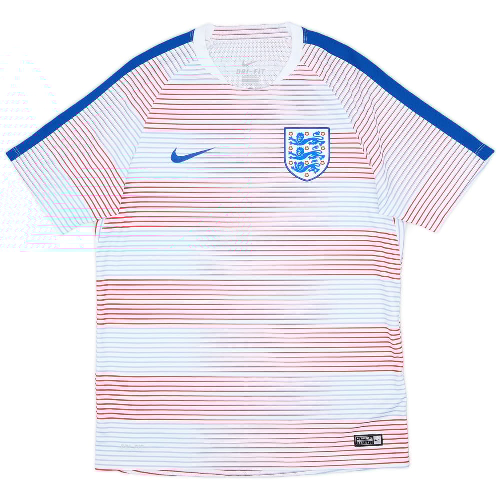 2016-17 England Nike Training Shirt - 9/10 - (L)