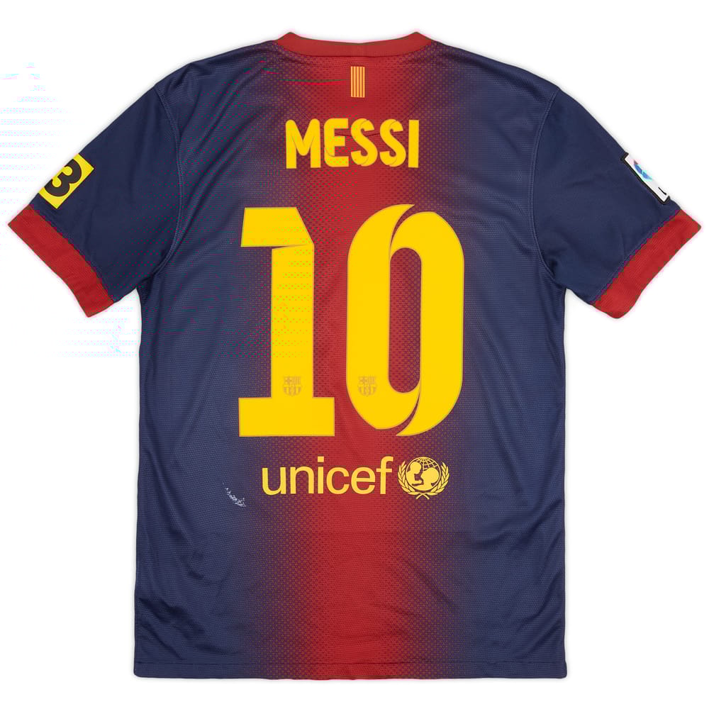 2012-13 Barcelona Home Shirt Messi #10 - 6/10 - (S)