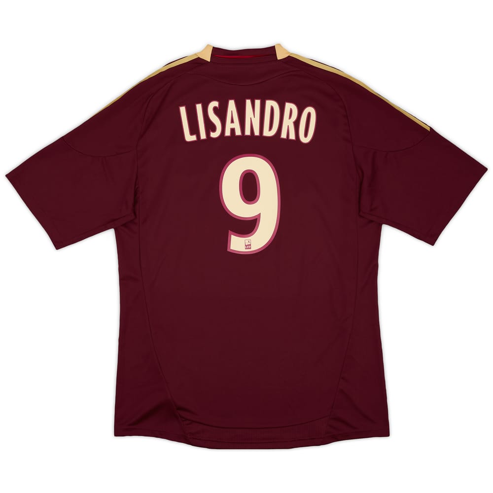 2010-11 Lyon Away Shirt Lisandro #9 (XL)