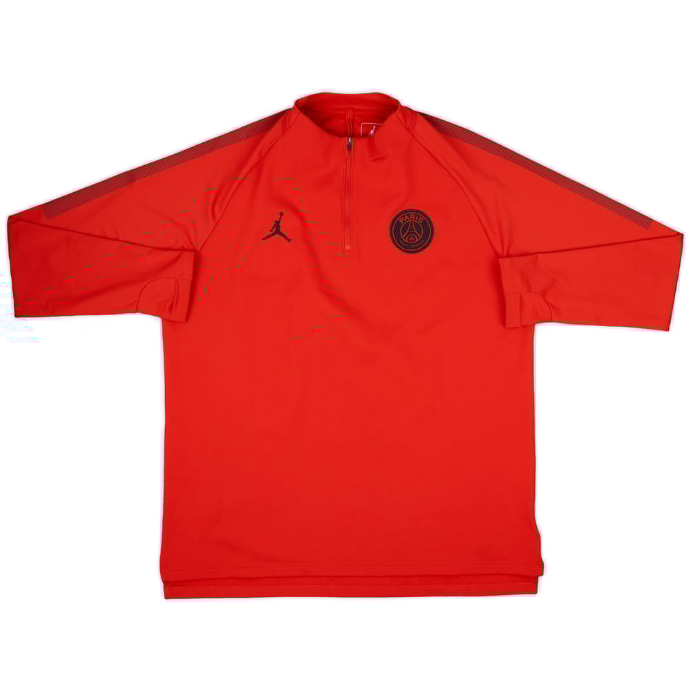 2018-19 Paris Saint Germain Nike 1/4 Zip Training Top - 8/10 - (XL)