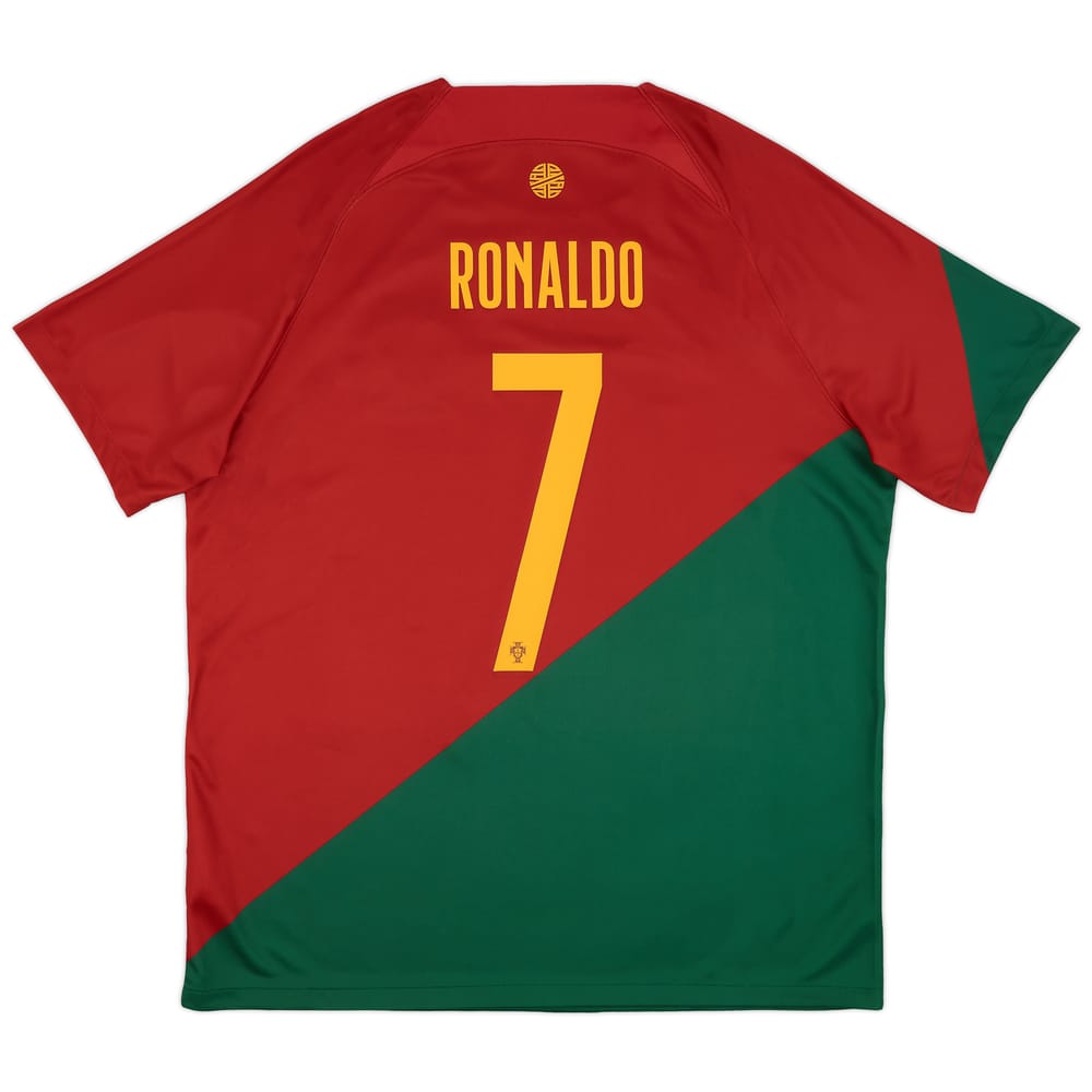 2022-23 Portugal Home Shirt Ronaldo #7 (XXL)