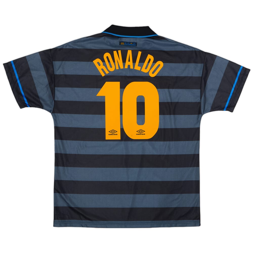 1997-98 Inter Milan Third Shirt Ronaldo #10 - 7/10 - (XL)