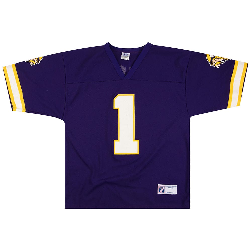 1994-96 Minnesota Vikings Moon #1 Logo 7 Jersey (Home) M