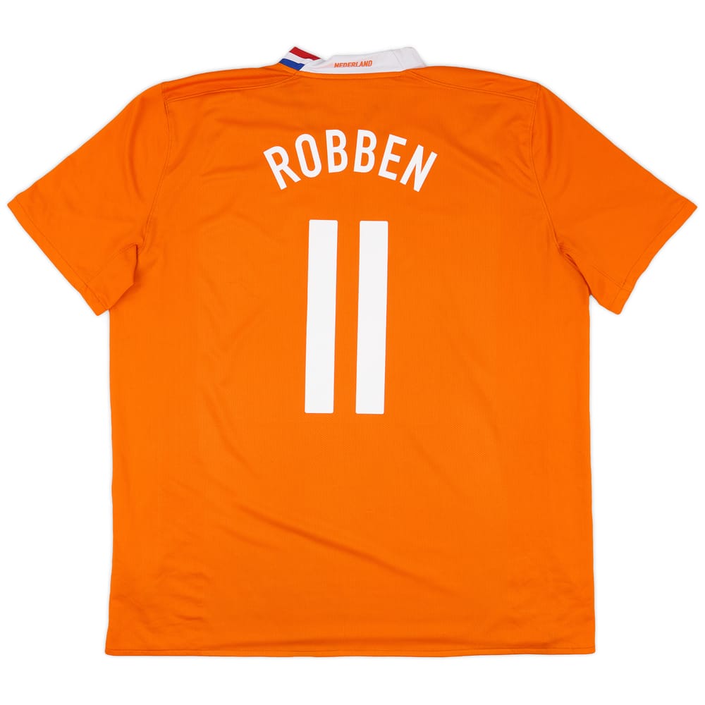 2008-10 Netherlands Home Shirt Robben #11 - 6/10 - (XXL)
