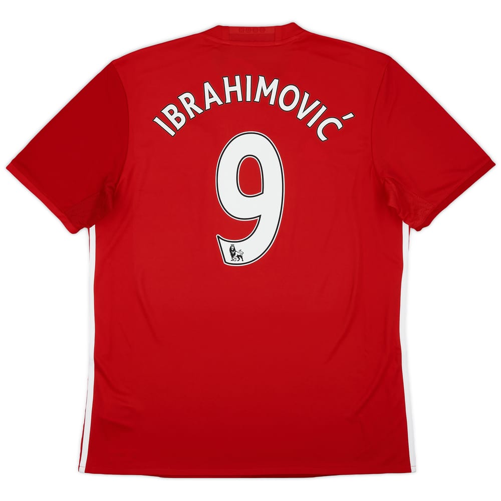 2016-17 Manchester United Home Shirt Ibrahimovic #9 (L)
