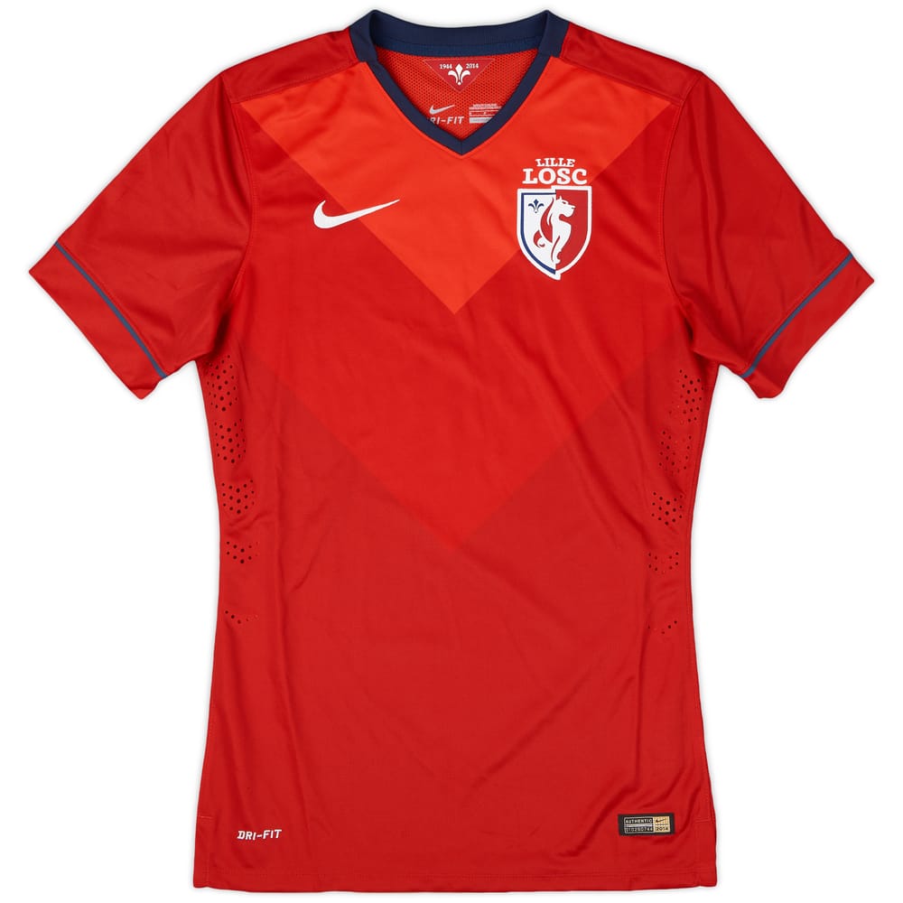 2014-15 Lille Authentic Home Shirt - 9/10 - (S)