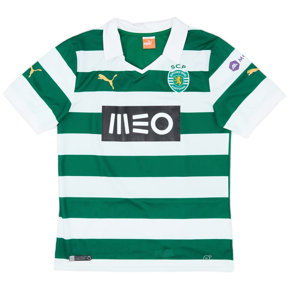 2013-14 Sporting CP Home Shirt - 8/10 - (M)