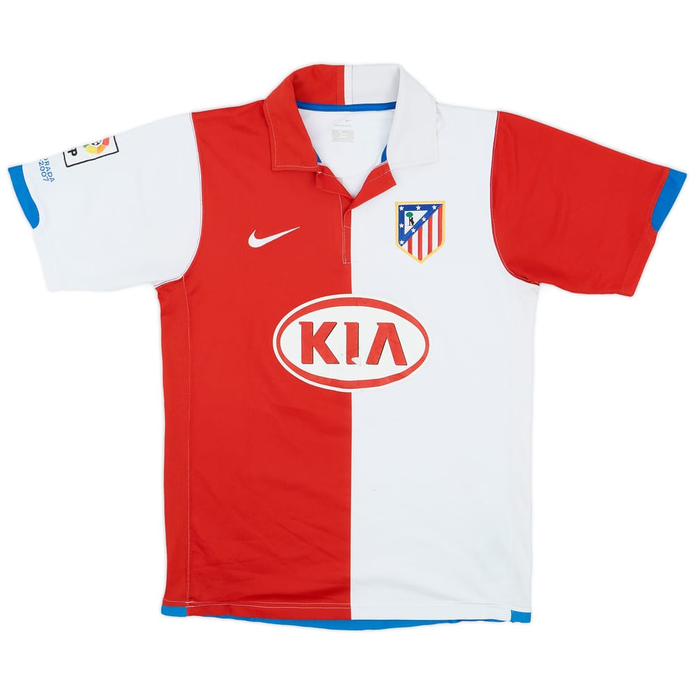 2006-07 Atletico Madrid Home Shirt - 4/10 - (S)