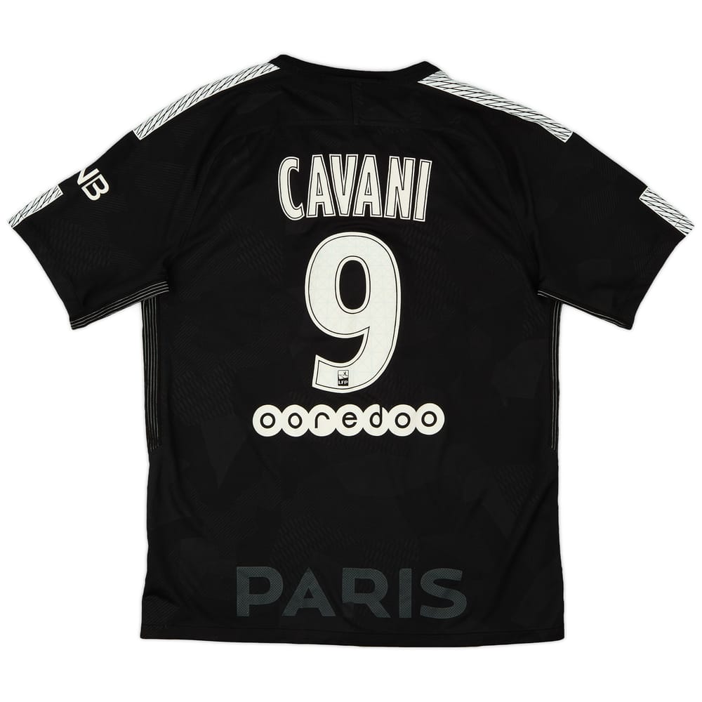 2017-18 Paris Saint-Germain Third Shirt Cavani #9 - 7/10 - (M)