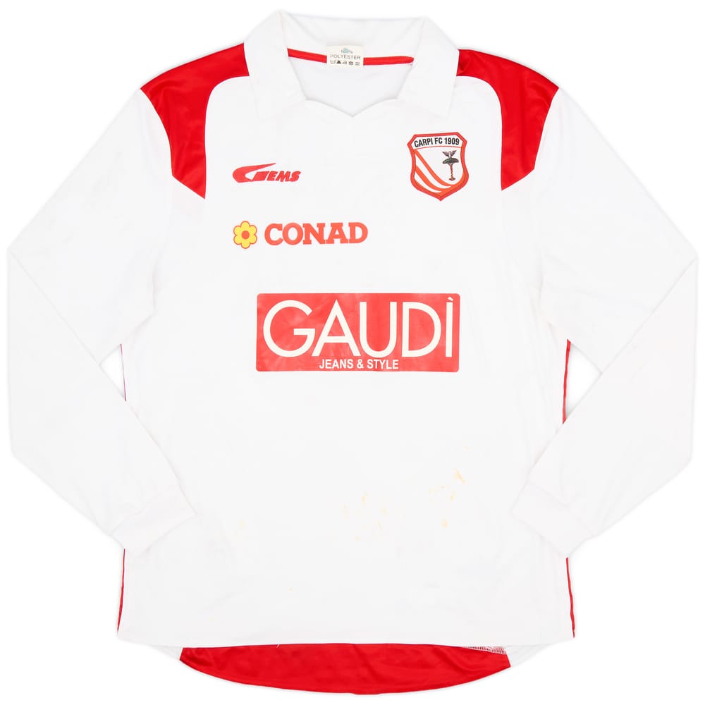 2009-10 Carpi Home L/S Shirt #9 - 4/10 - (L)