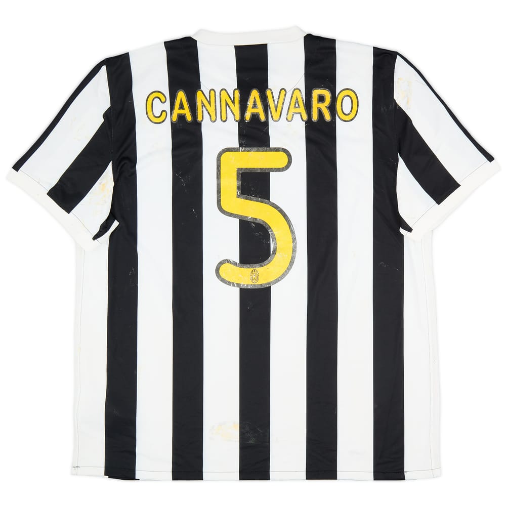 2009-10 Juventus Home Shirt Cannavaro #5 - 5/10 - (XXL)