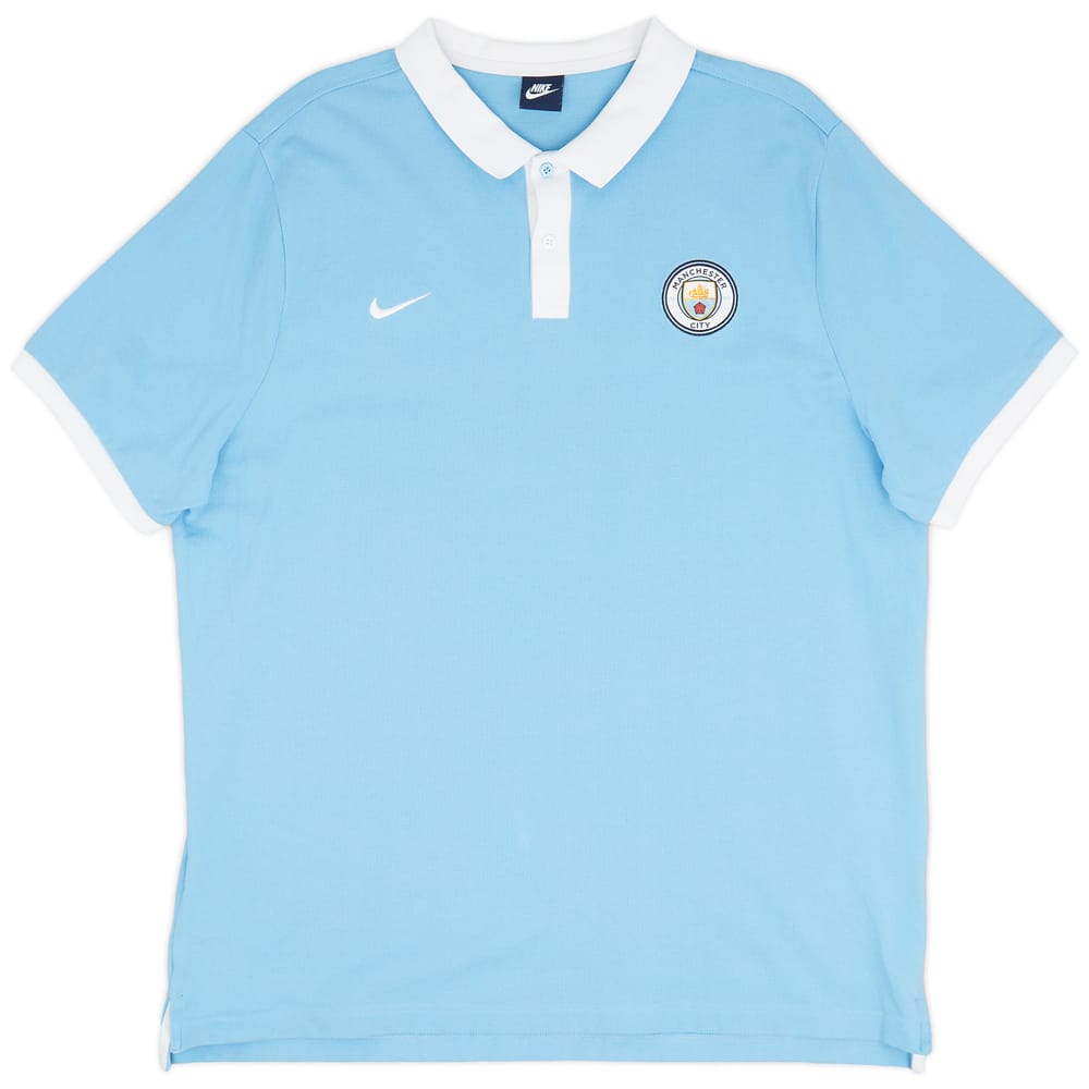 2016-17 Manchester City Nike Cotton Polo Shirt - 8/10 - (3XL)