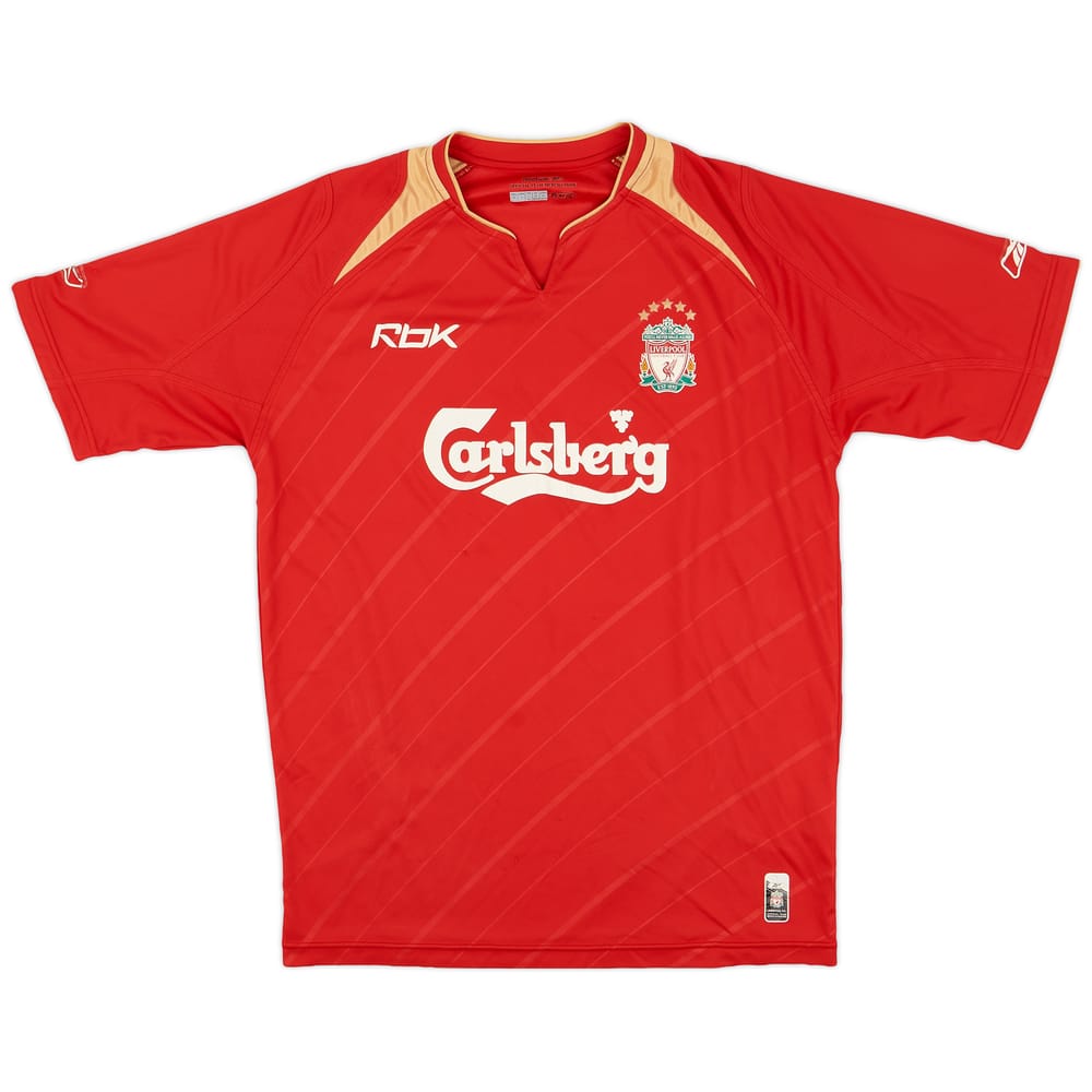 2005-06 Liverpool CL Home Shirt - 5/10 - (M)