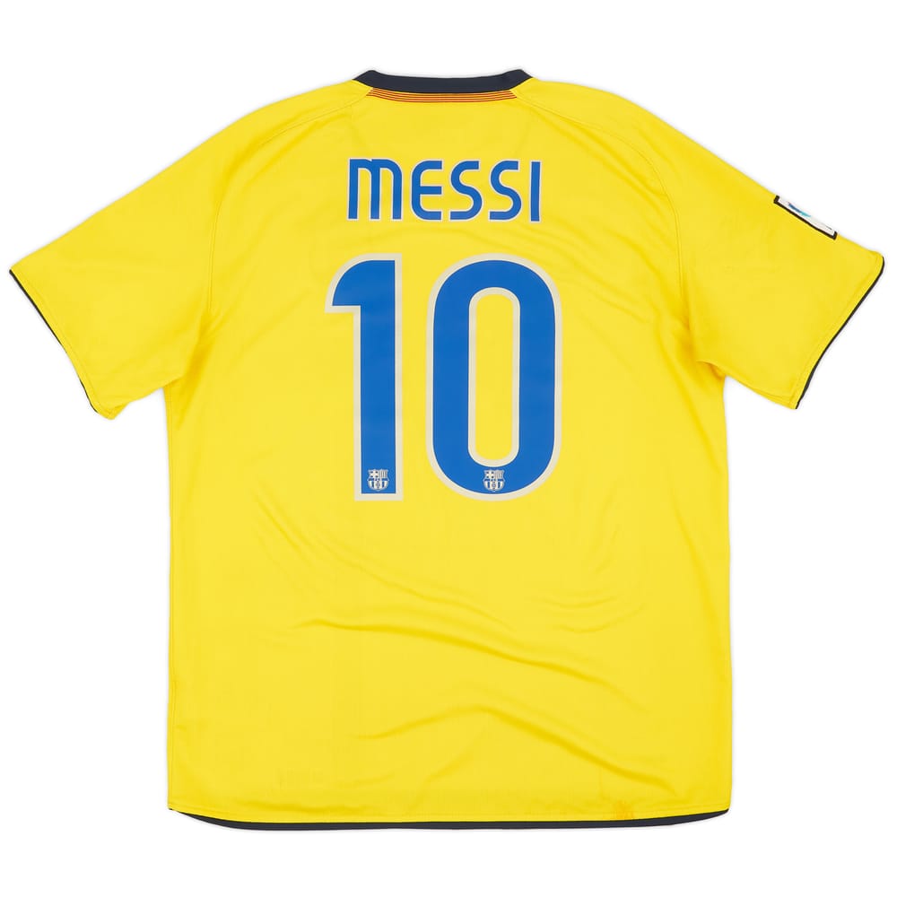 2008-10 Barcelona Away Shirt Messi #10 - 6/10 - (L)