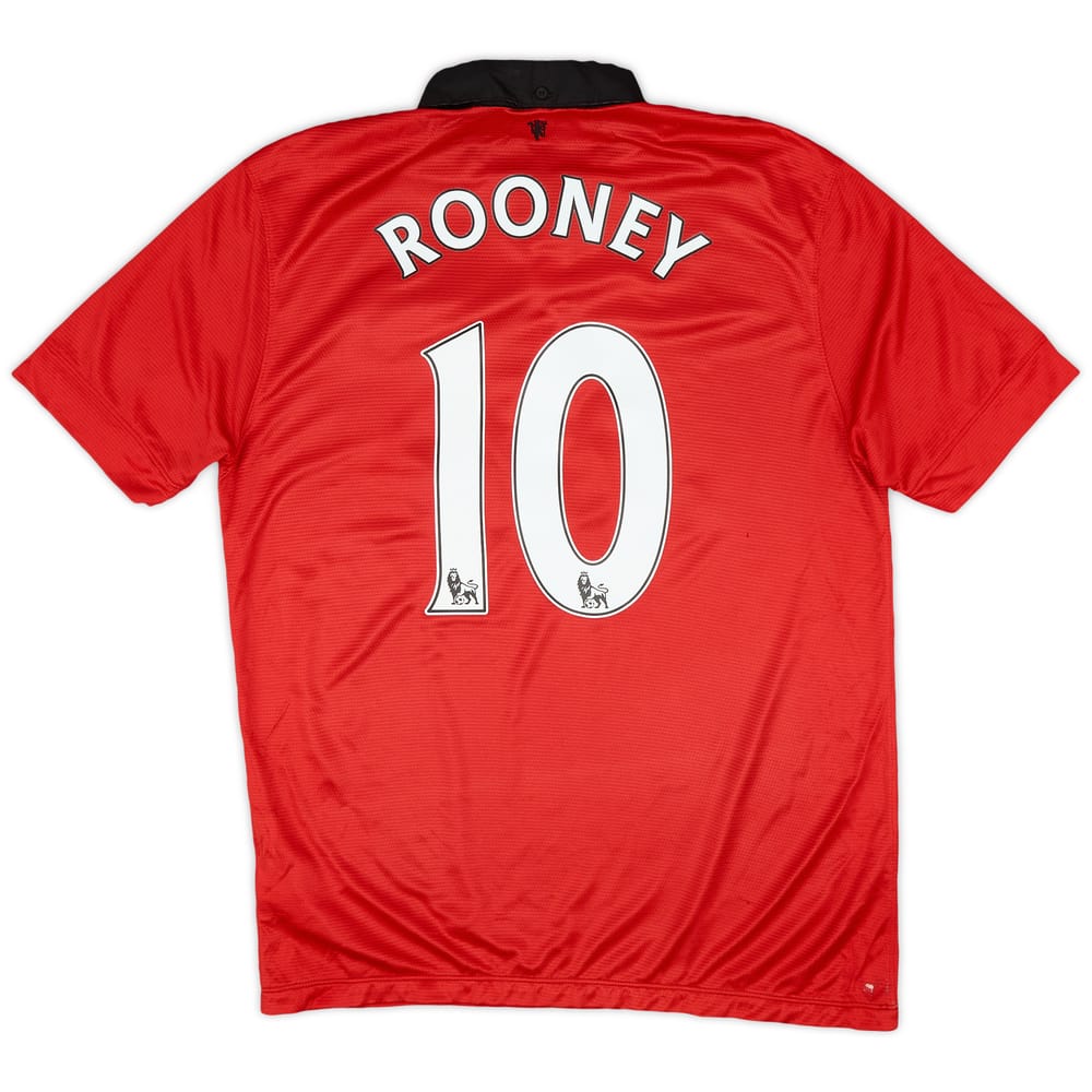 2013-14 Manchester United Home Shirt Rooney #10 - 5/10 - (L)