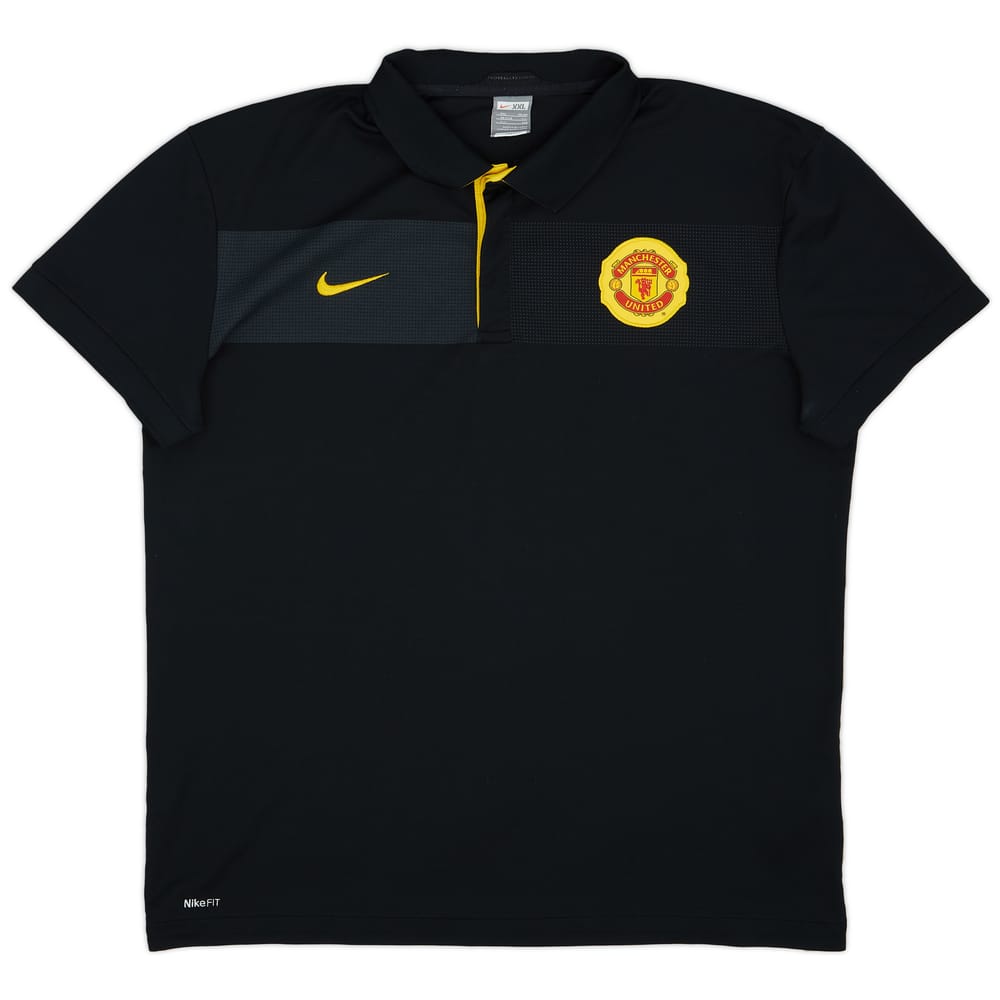 2008-09 Manchester United Nike Polo Shirt - 8/10 - (XXL)