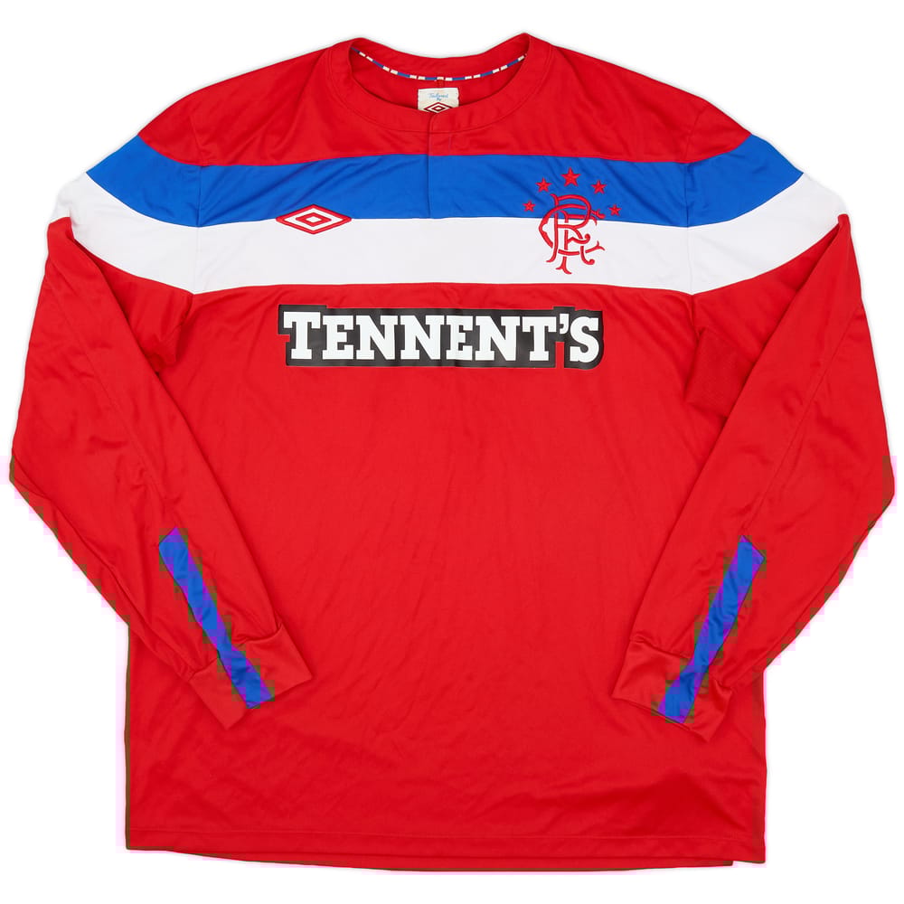 2011-12 Rangers Away L/S Shirt - 8/10 - (XL)