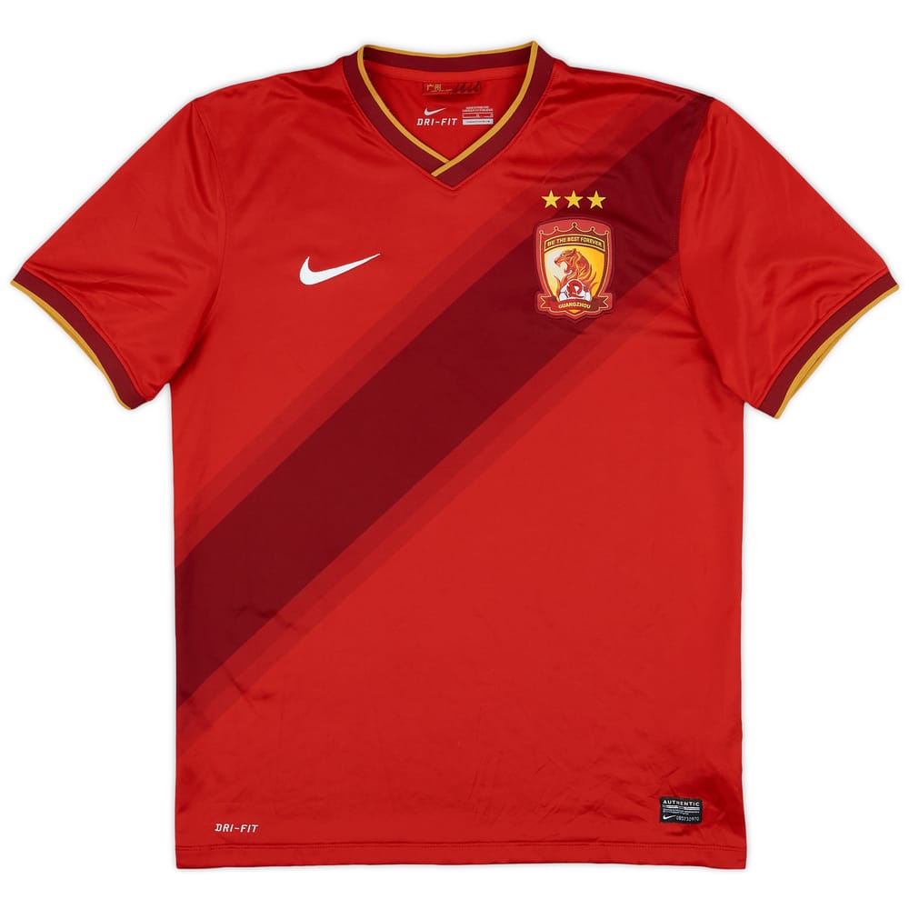 2014 Guangzhou Evergrande Home CSL Shirt - 9/10 - (L)