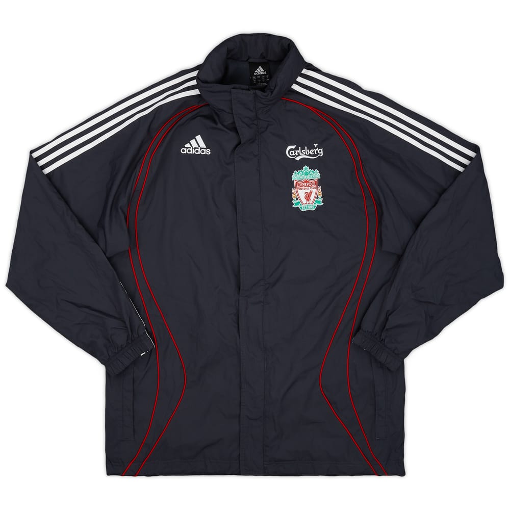 2006-07 Liverpool adidas Hooded Rain Jacket - 7/10 - (M)