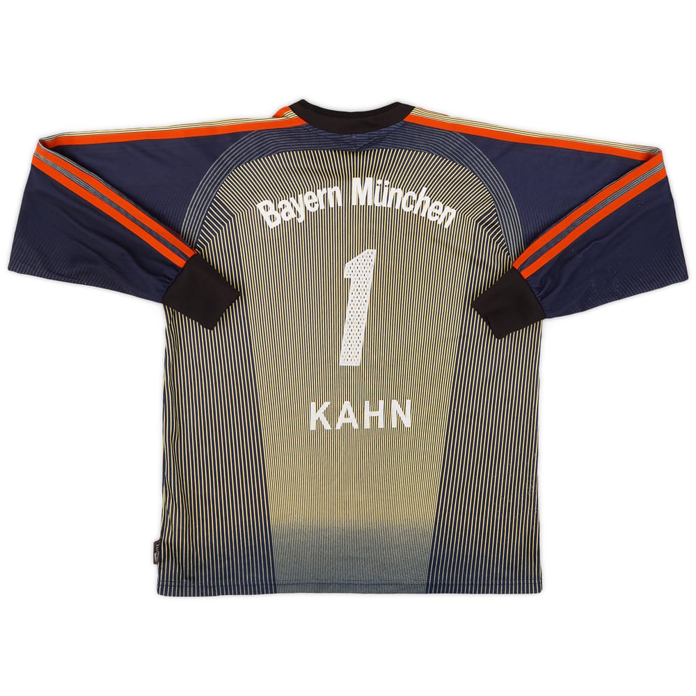 2003-04 Bayern Munich GK Shirt Kahn #1 - 6/10 - (XL.Boys)
