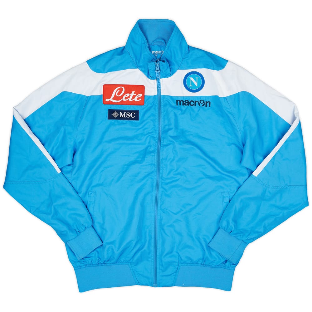 2013-14 Napoli Macron Track Jacket - 8/10 - (L)