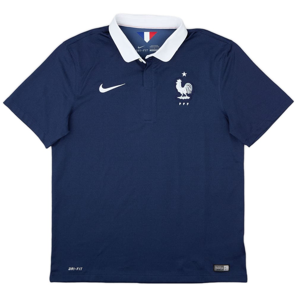 2014-15 France Home Shirt - 9/10 - (L)