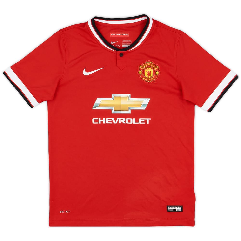2014-15 Manchester United Home Shirt - 7/10 - (L.Boys)
