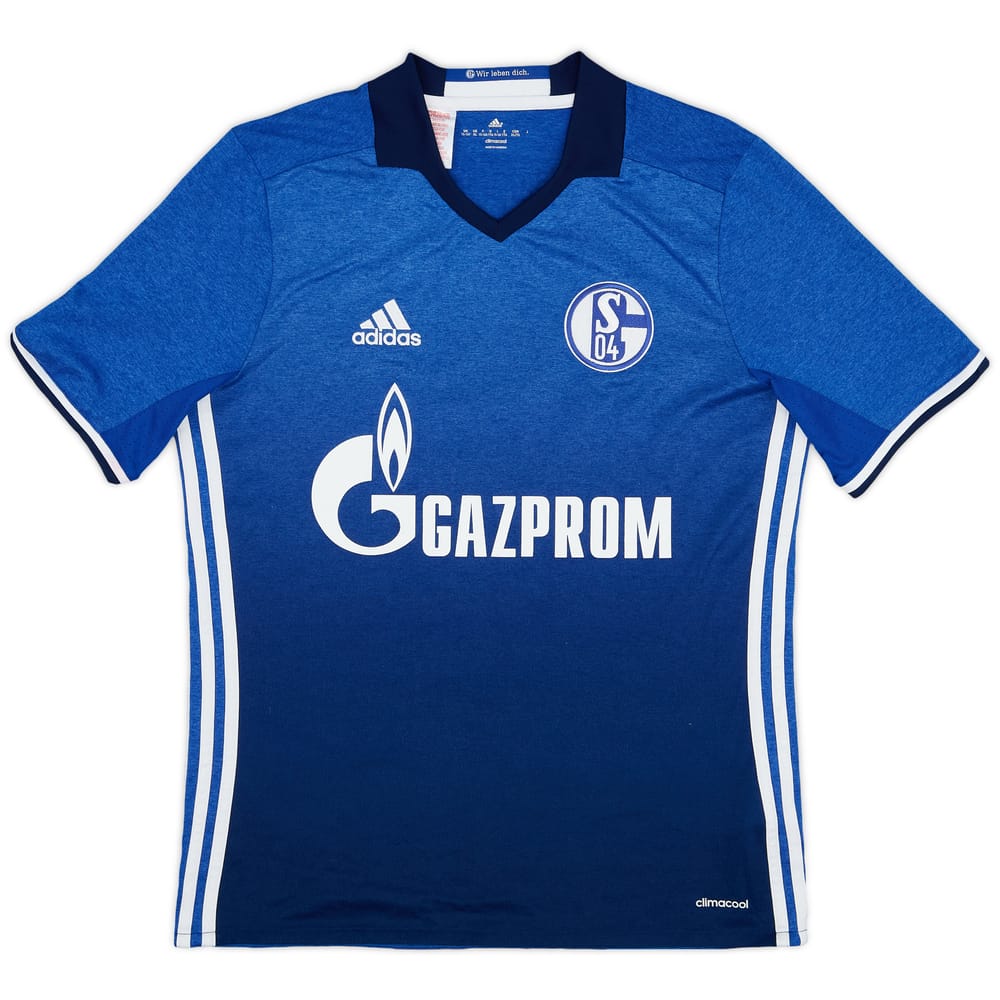 2016-18 Schalke Home Shirt Howedes #4 - 9/10 - (XL.Boys)