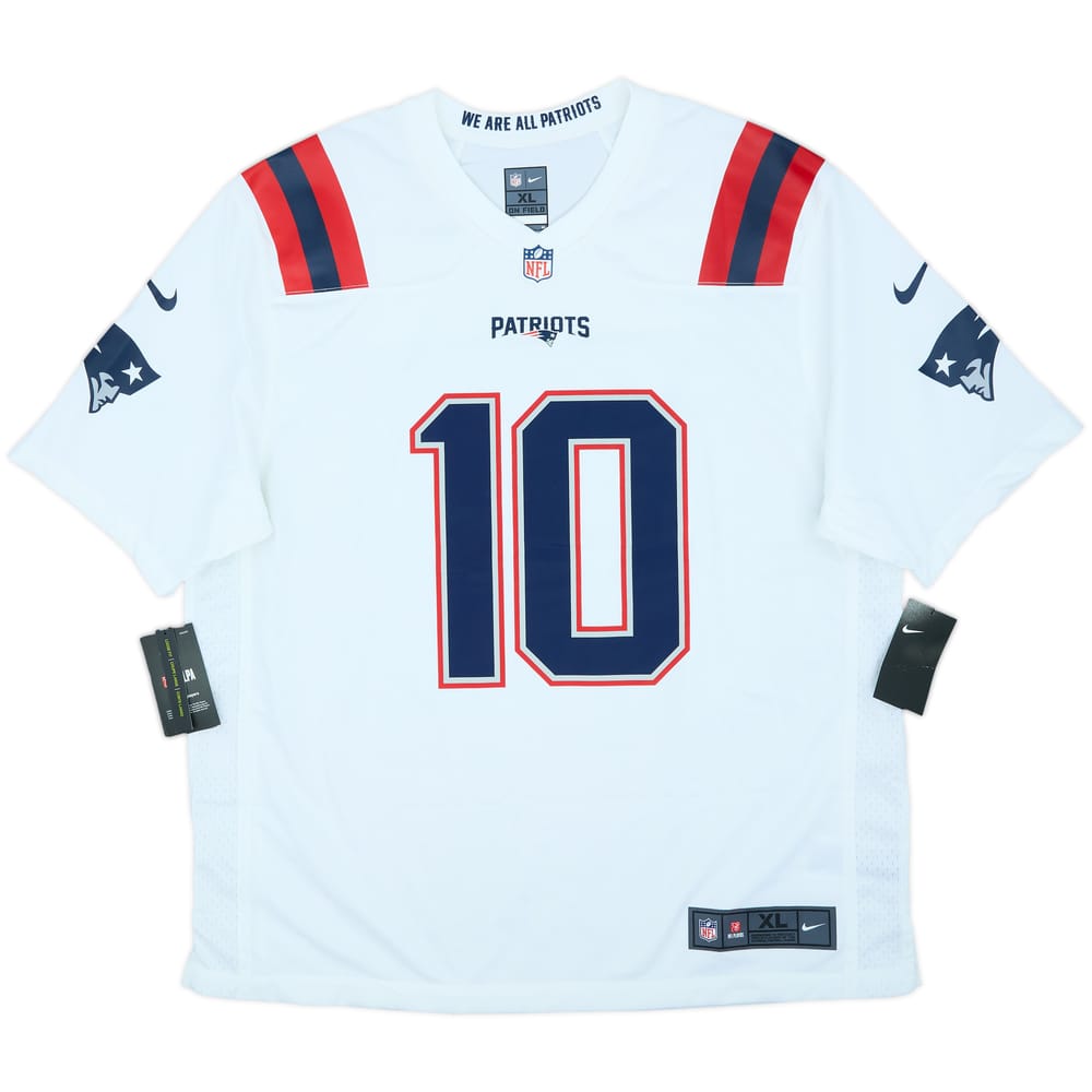 2021-23 New England Patriots Jones #10 Nike Game Away Jersey (XL)