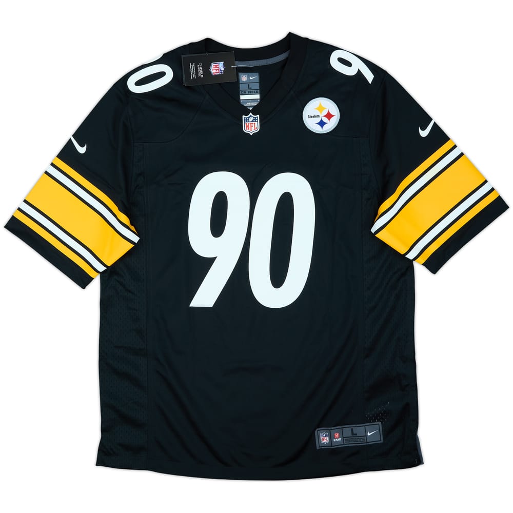 2020-25 Pittsburgh Steelers Watt #90 Nike Game Home Jersey (L)